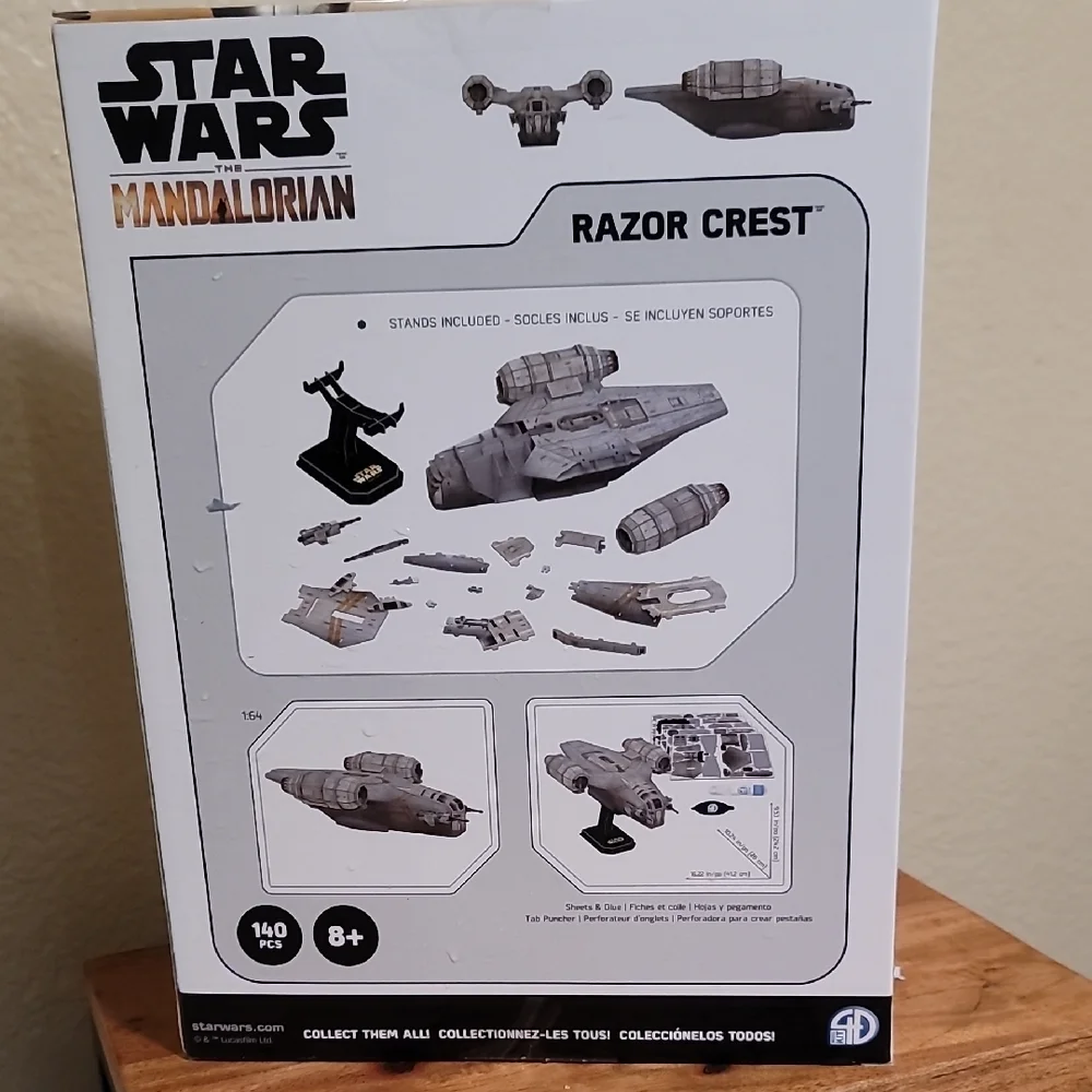 Mandalorian Razor Crest Model Kit - Gray By Disney